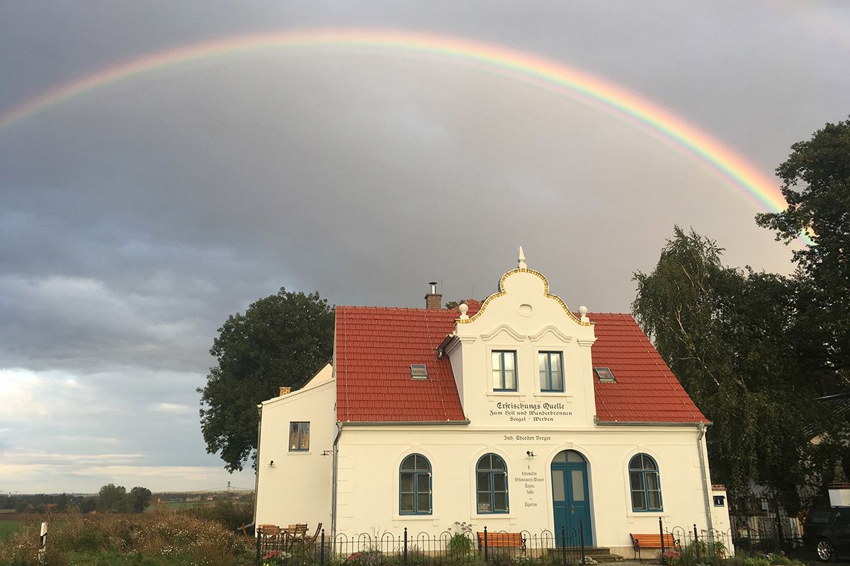Ferienhaus „Alte Wasserschänke“ mit Regenbogen